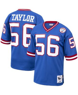Мужская майка Mitchell & Ness Lawrence Taylor Royal New York Giants 1986 года выпуска, выполненная в аутентичном стиле бывшего игрока