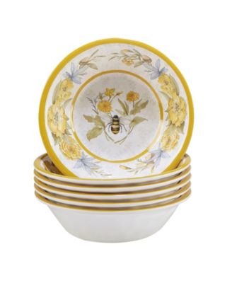 Сертифицированные международные меламиновые чаши Bee Sweet, набор из 6 штук