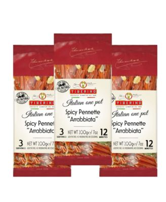 Блюдо Tiberino One Pot - Острая Пеннетта Арраббиата - 200 грамм, набор из 3 блюд