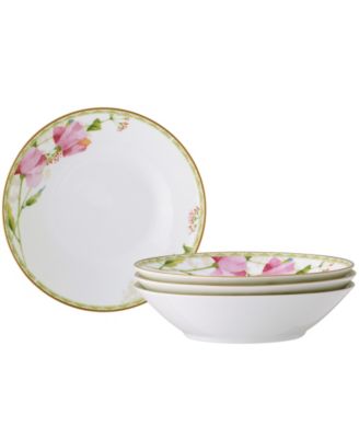 Набор из 4 суповых мисок Noritake Poppy Place, 7,50 дюйма, 12 унций.