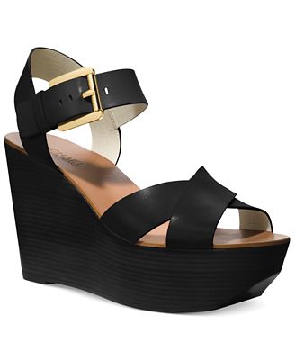 MICHAEL Michael Kors Peggy Platform Wedge Sandals - Sandals - Shoes ...