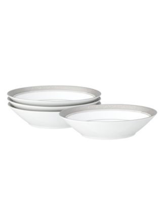 Платиновый набор Noritake Crestwood Platinum из 4 вазочек для фруктов, сервиз на 4 персоны
