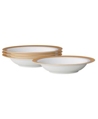 Золотой набор Noritake Odessa Gold из 4 вазочек для фруктов, Сервиз на 4 персоны