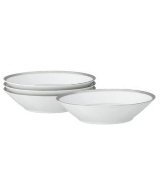 Набор Noritake Regina Platinum из 4 фруктовниц, 5,50 дюйма, 8 унций.