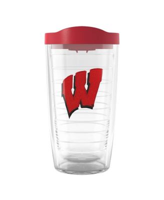 Стакан с эмблемой Tervis Tumbler Wisconsin Badgers объемом 16 унций