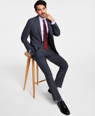 Мужской пиджак из стрейчевой полушерстяной смеси классического кроя Brooks Brothers B by Mens 58990₽