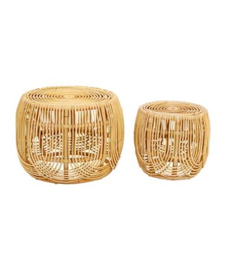 TOV Furniture Azrina Столики-скворечники из ротанга, набор из 2-х