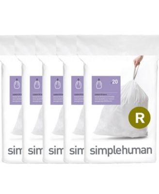вкладыши simplehuman Code R Custom Fit, упаковка из 100 штук