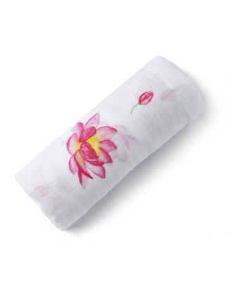 Муслиновые пеленки из сертифицированного органического хлопка Malabar Baby Baby GOTS, Волшебный Лотос