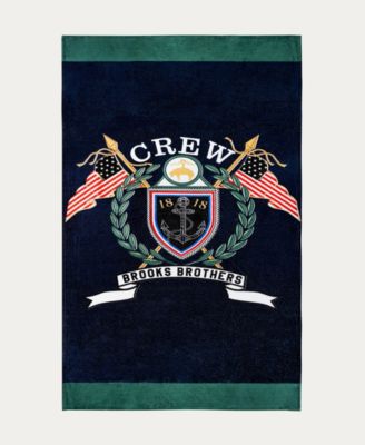 Пляжное полотенце из турецкого хлопка с логотипом Brooks Brothers, 37 