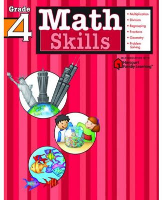 Математические навыки: 4 класс (Flash Kids Harcourt Family Learning) от редакторов Flash Kids