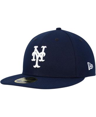 Мужская приталенная шляпа New Era темно-синего цвета New York Mets Oceanside с низким профилем 59 футов 52 дюйма синего цвета