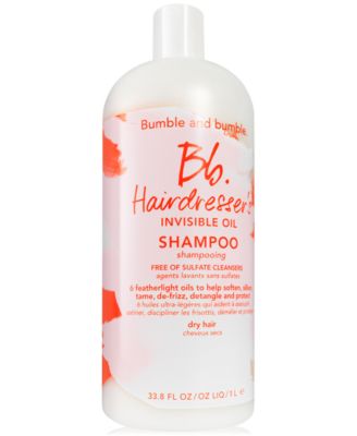 Увлажняющий шампунь Bumble and Bumble Hairdressers Invisible Oil, 33,8 унции.