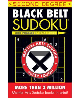 Обладатель черного пояса по судоку® второй степени от Фрэнка Лонго