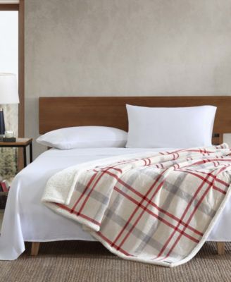 Накидка Eddie Bauer Newcastle из ультрамягкого плюшевого флиса с двусторонним рисунком, 60 