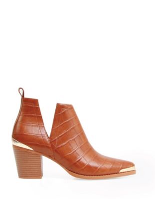 Ботильоны Belle - Bloom Austin с тиснением под крокодила