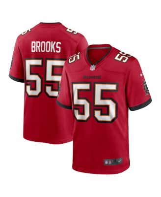 Мужская игровая майка Nike Derrick Brooks Red Tampa Bay Buccaneers для отставных игроков