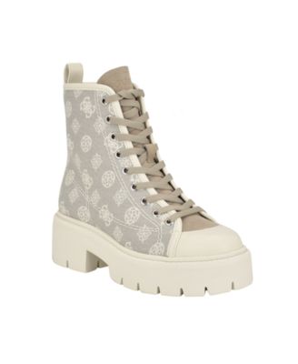 Женские армейские ботинки GUESS с логотипом на шнуровке с логотипом GUESS 27890₽