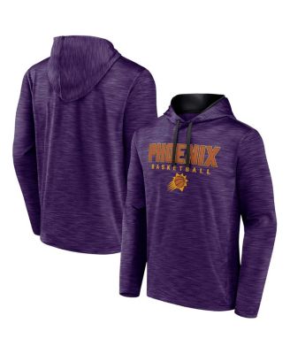 Мужская толстовка-пуловер Fast Break от Fanatics Heather Purple Phoenix Suns