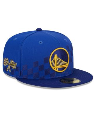 Мужская приталенная шляпа New Era Royal Golden State Warriors 2024 NBA All-Star Game Rally Drive с шахматной доской 59FIFTY Crown