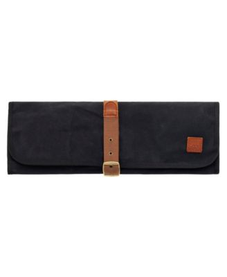 Черная вощеная холщовая упаковка для хранения инструментов шеф-повара Zwilling BBQ