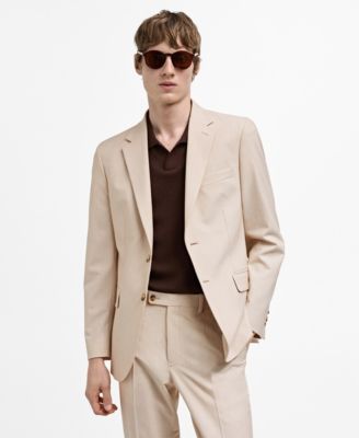 Мужской приталенный блейзер из эластичной ткани MANGO Mango Mens 13990₽