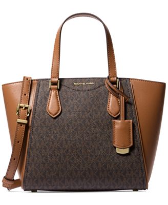 МАЙКЛ Майкл Корс с небольшим фирменным логотипом Тарин и кожаным откидным верхом через плечо