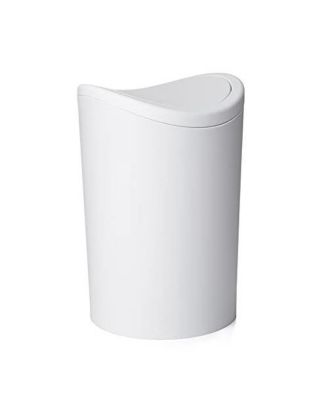 Пластиковое мусорное ведро для ванной комнаты Superio Mini объемом 1,5 галлона с откидной крышкой