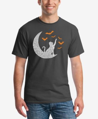 Мужская футболка Lunar Bats Word Art в стиле поп-Арт от LA Pop Art