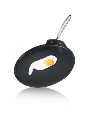 Круглая форма для блинов с антипригарным покрытием NutriChef 12 с твердым анодированием - можно мыть в посудомоечной машине