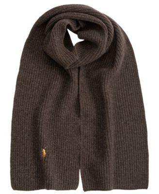 Мужской фирменный вязаный шарф Polo Ralph Lauren 10790₽