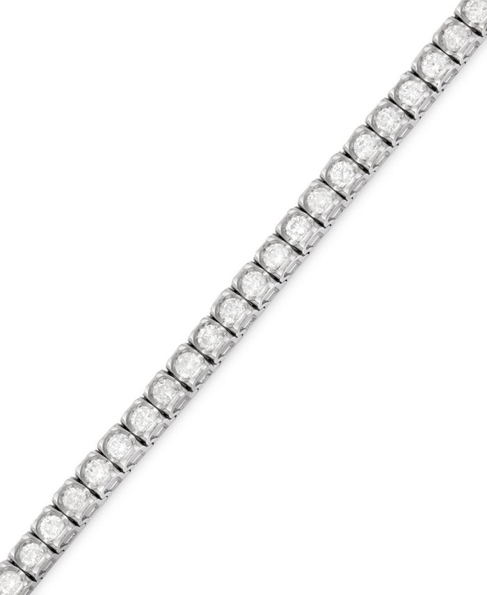 Macy S Diamond Tennis Bracelet 5 Ct T W In 14k White Gold Reviews Bracelets Jewelry Watches Macy S