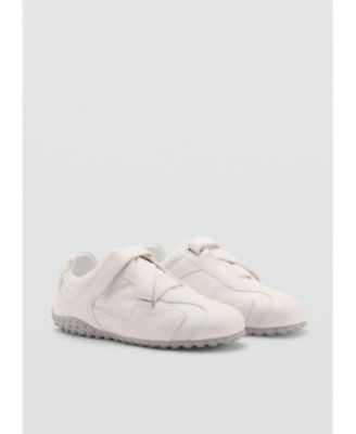 Женские парусиновые кожаные кроссовки MANGO Mango 26090₽