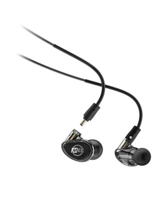 Наушники-вкладыши для музыкантов MEE audio MX2 PRO с двумя драйверами серого цвета