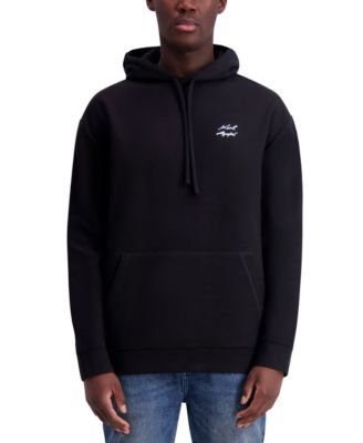 Карл Лагерфельд Париж мужские тонкий Fit в тяжелом весе флис с логотипом балахон 23890₽