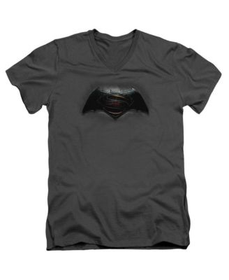 Футболка из хлопка премиум-класса с коротким рукавом и V-образным вырезом для взрослых с логотипом 