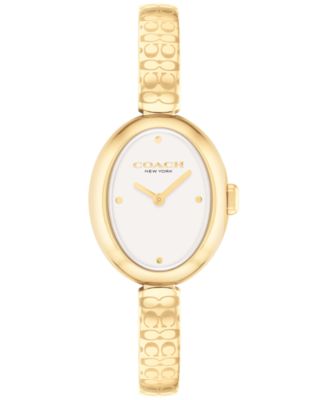 Женские часы-браслет COACH Sammy из нержавеющей стали золотистого цвета, 22,5 мм