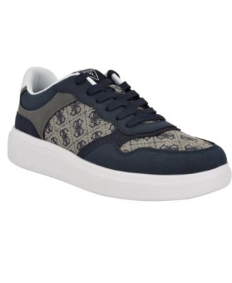 Мужские кроссовки GUESS Carmino Lifted на шнуровке синего цвета