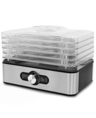 Дегидратор для пищевых продуктов Elite Cuisine с 5 лотками из нержавеющей стали