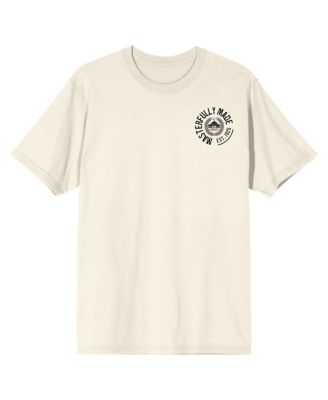 Мужская футболка из натуральной кожи с круглым вырезом и коротким рукавом Pablo Dier Signature от Modelo -Small