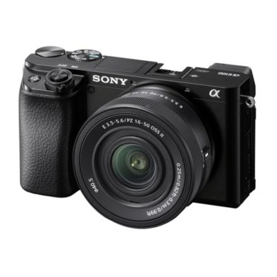 Беззеркальный объектив Sony Alpha a6100 APS C Черный Камера с объективом от 16 до 50 мм черный