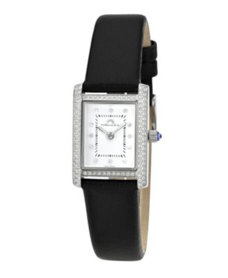 Женские часы Porsamo Bleu на ремешке из натуральной кожи Karolina с атласным покрытием 1083AKAL