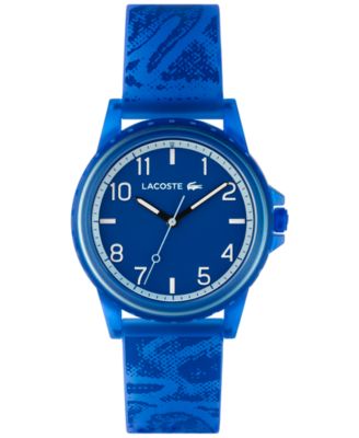 Часы Lacoste Kid's Rider с синим силиконовым ремешком, 36 мм