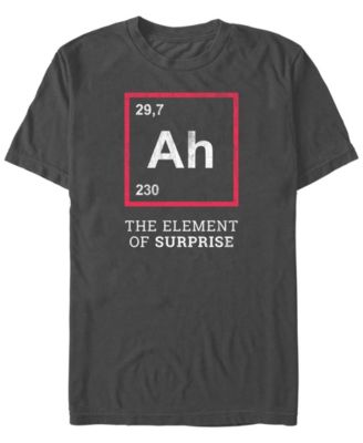 Дизайн от Humans Мужская футболка с коротким рукавом Ah The Element Of Surprise с забавной идеей подарка