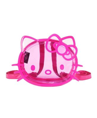 Мини-рюкзак Hello Kitty Character Head Clear Adult Pink из ПВХ 12 "
