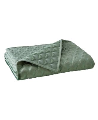 Двусторонний стеганый плед Levtex Merano Velvet Sea Spray, 50