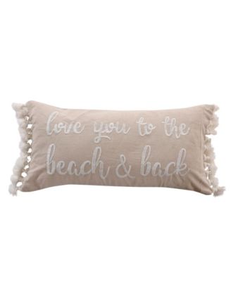 Декоративная подушка Levtex Palmira с боковыми кисточками, 12