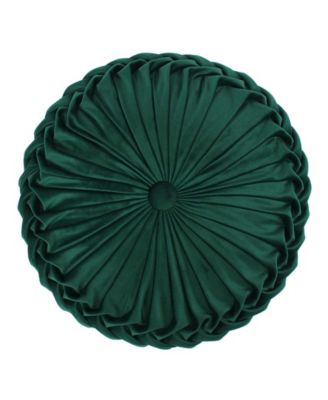 Декоративная подушка Levtex Kimpton с тафтингом на пуговицах, круглая, 16 дюймов