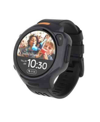 Детские умные часы-телефон myFirst Fone R2 (Acai Purple) с GPS-трекером, видеозвонками, сообщениями, кнопкой SOS, технологией eSIM - Подарок для мальчика в возрасте от 5 до 12 лет (США и Калифорния)