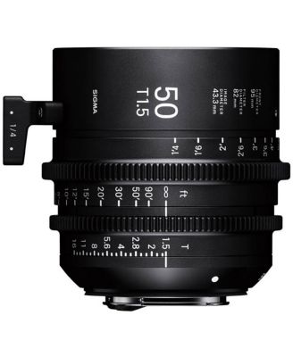 Sigma 50mm T1.5 FF Полностью люминесцентный светосильный объектив Prime Cine для Canon EF, ножки не окрашены
